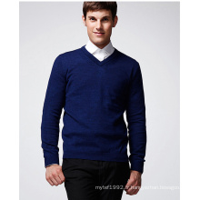 Mannequin à manches longues Pure Color V Neck Man Sweater